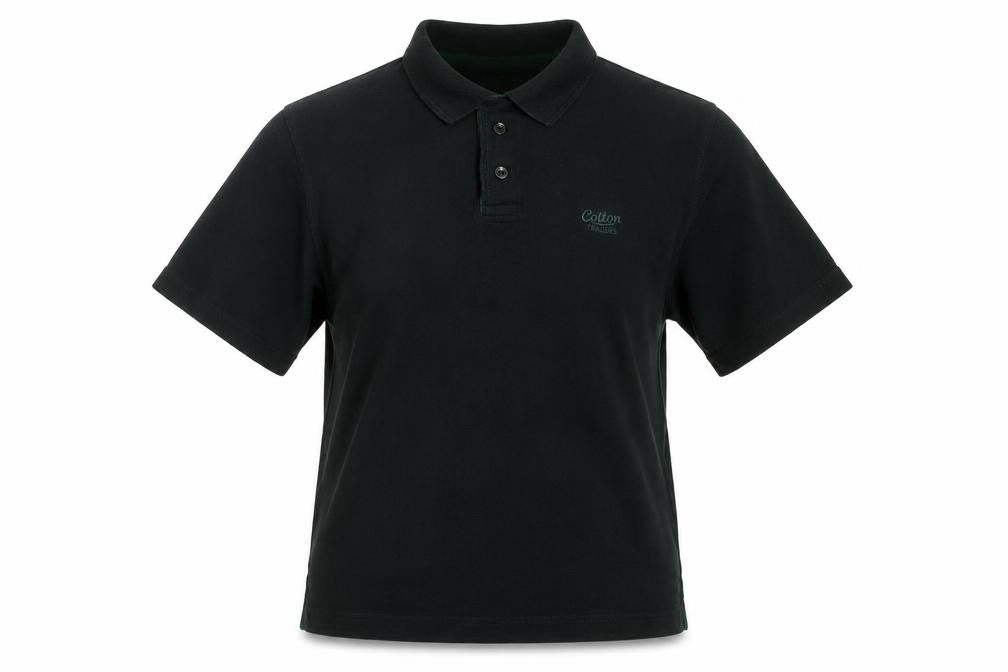 Cotton Traders Women's Evergreen Polo Shirt M 100% Cotton