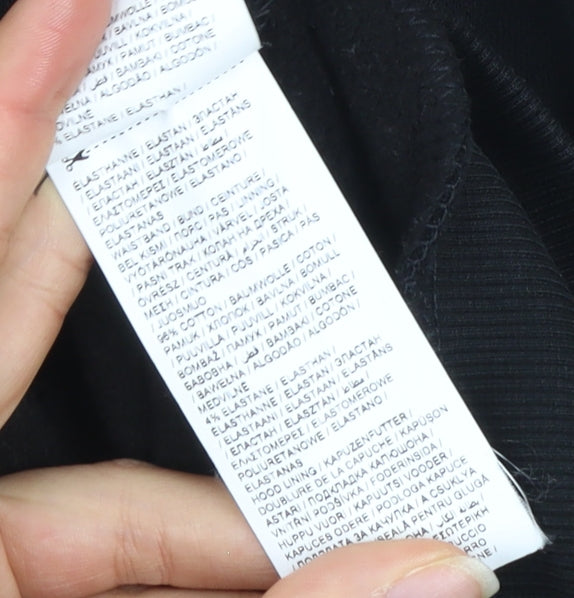 Puma Men's Black Full Zip Hoodie Size M Sportswear Sweatshirt