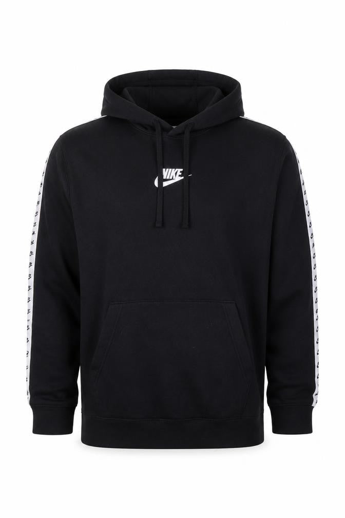 Mens UK S Regular Nike Black Pullover Hoodie
