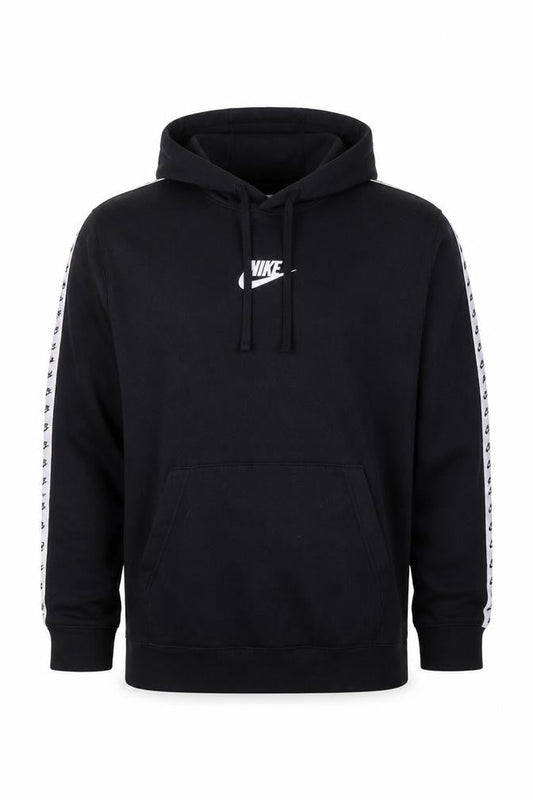 Mens UK S Regular Nike Black Pullover Hoodie