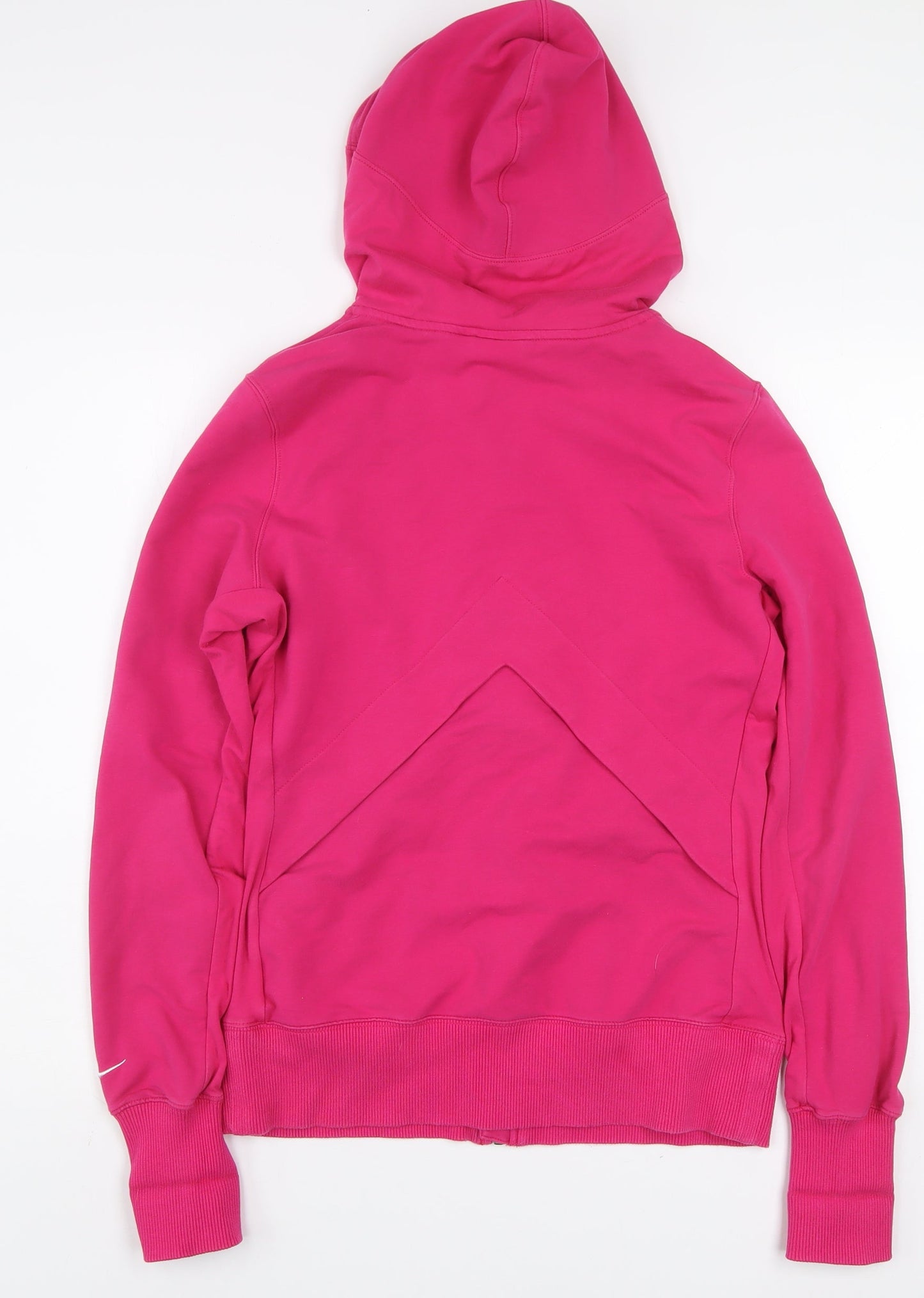 Nike Women’s Pink Full Zip Dri-FIT Hoodie Sweatshirt M