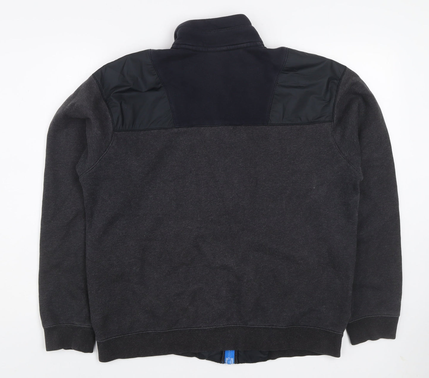 Nike Men’s Black Full Zip Sports Jacket Size L Cotton Blend