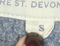 Jack Wills Men's Blue Pullover Hoodie S Logo Embroidered Fleece