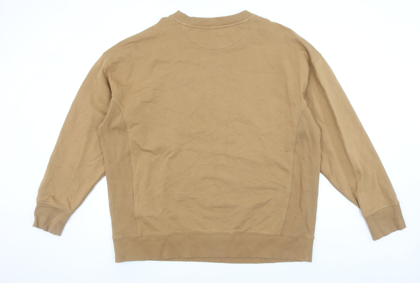 GANT Men's Beige Relaxed Fit Cotton Sweatshirt 3XL