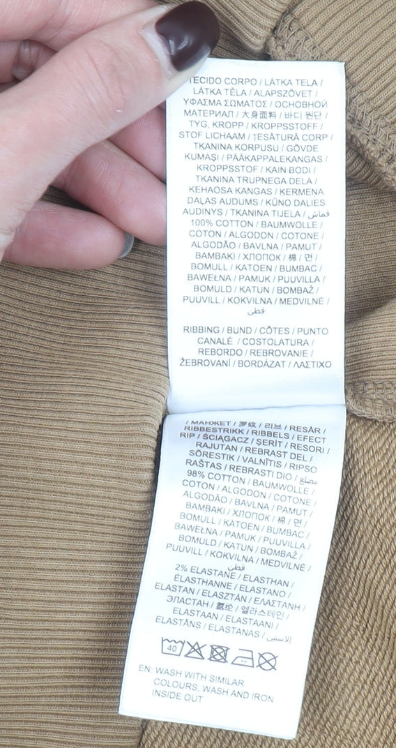 GANT Men's Beige Relaxed Fit Cotton Sweatshirt 3XL