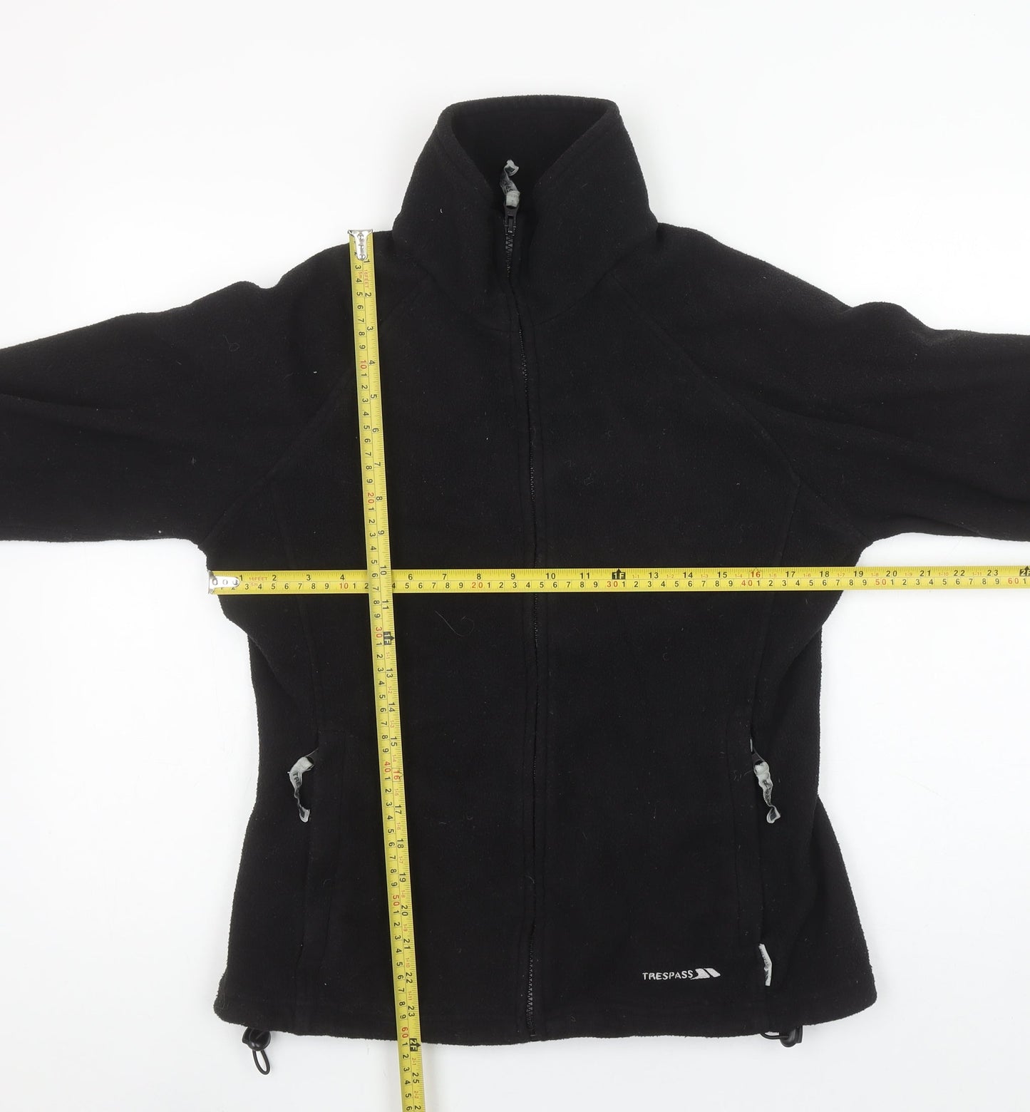 Trespass Women's Black Fleece Full Zip Outdoor Jacket Size S