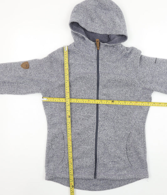 Trespass Women’s Grey Hooded Soft Shell Jacket Size 12