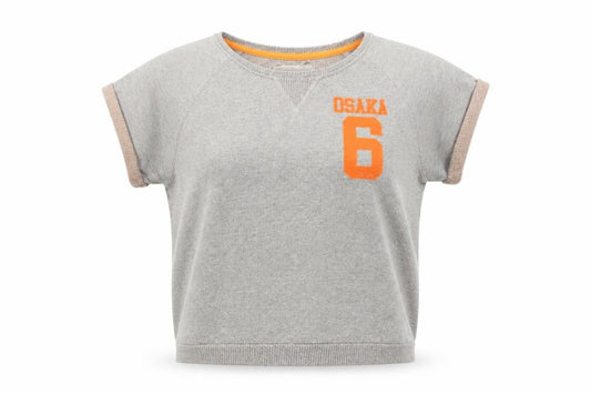 Womens UK L Regular Superdry Grey Pullover Sweatshirt
