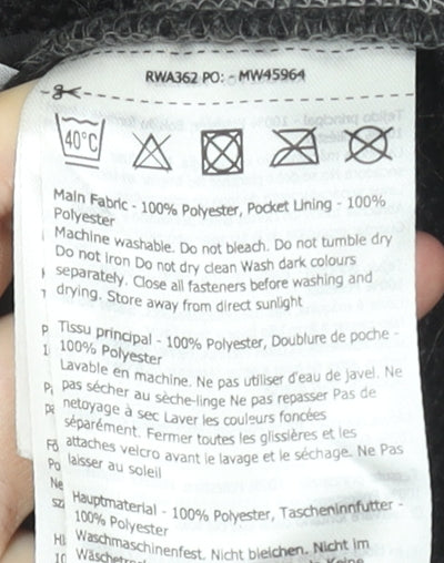 Regatta Womens Black Soft Shell Fleece Jacket Size 12