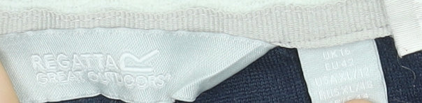 Regatta Women Blue Fleece Bodywarmer Gilet Size 16 Zip Pockets Outdoor