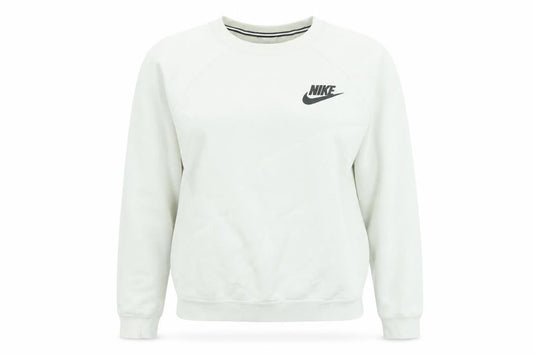 Womens UK S Regular Nike Beige Pullover Sweatshirt