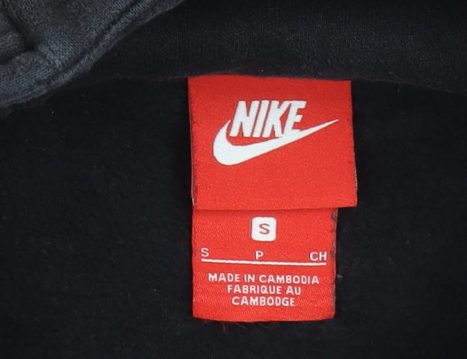 Nike Men's Black Pullover Hoodie Small Sports Fleece Sweatshirt