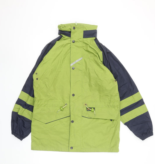 Regatta Mens Green Waterproof Rain Coat Jacket L Outdoor