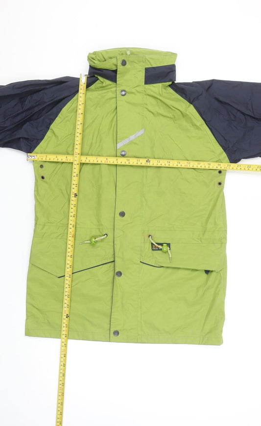 Regatta Mens Green Waterproof Rain Coat Jacket L Outdoor