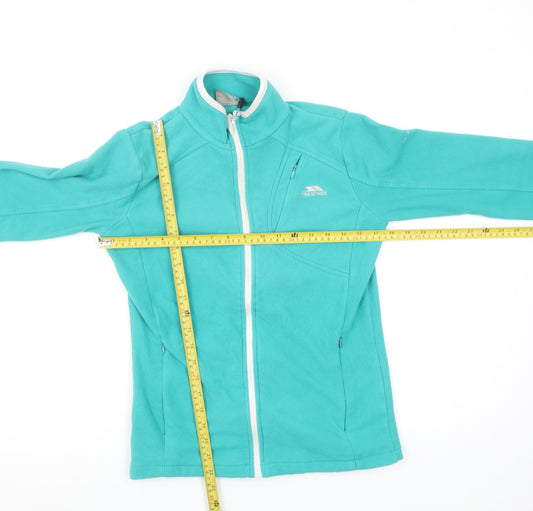 Trespass Women's Blue Fleece Full Zip Jacket Size 10