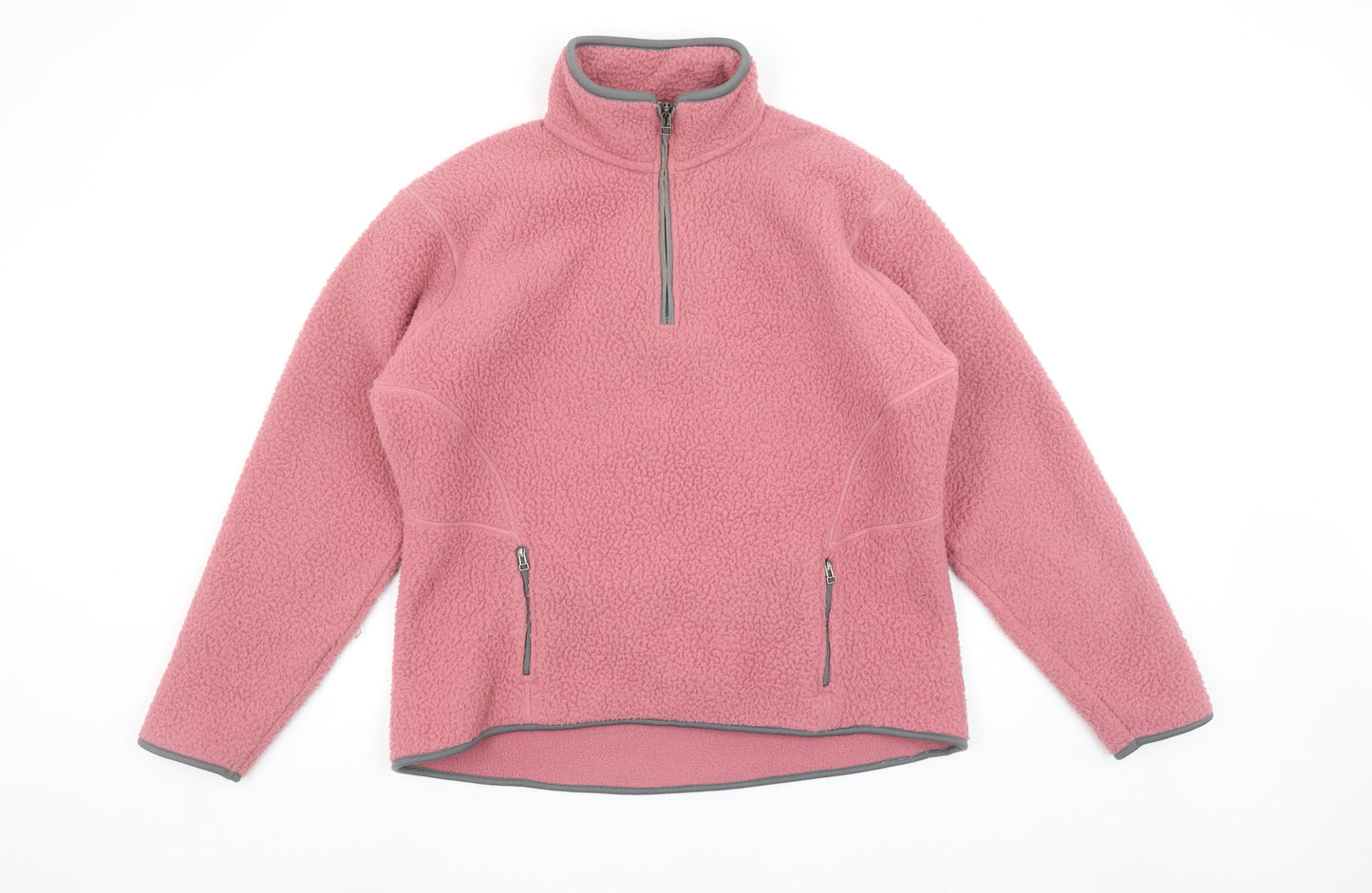Peter Storm Women’s Pink Fleece Pullover Sweatshirt Size 16