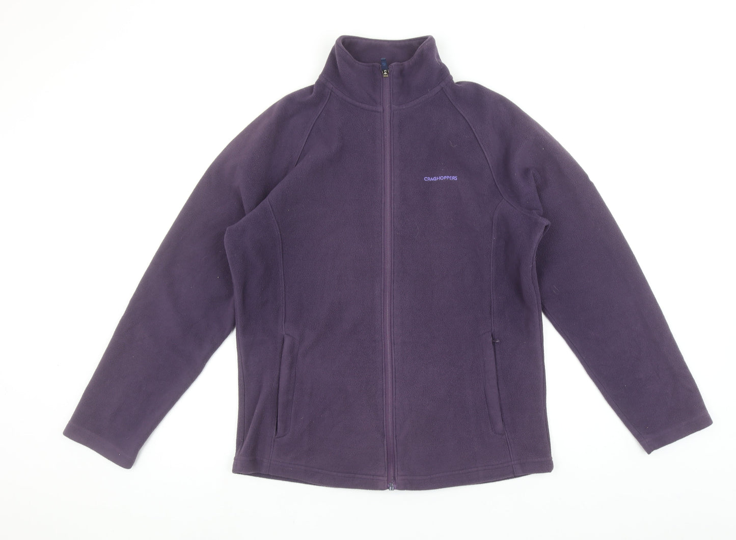 Craghoppers Women’s Purple Fleece Full Zip Jacket UK 12