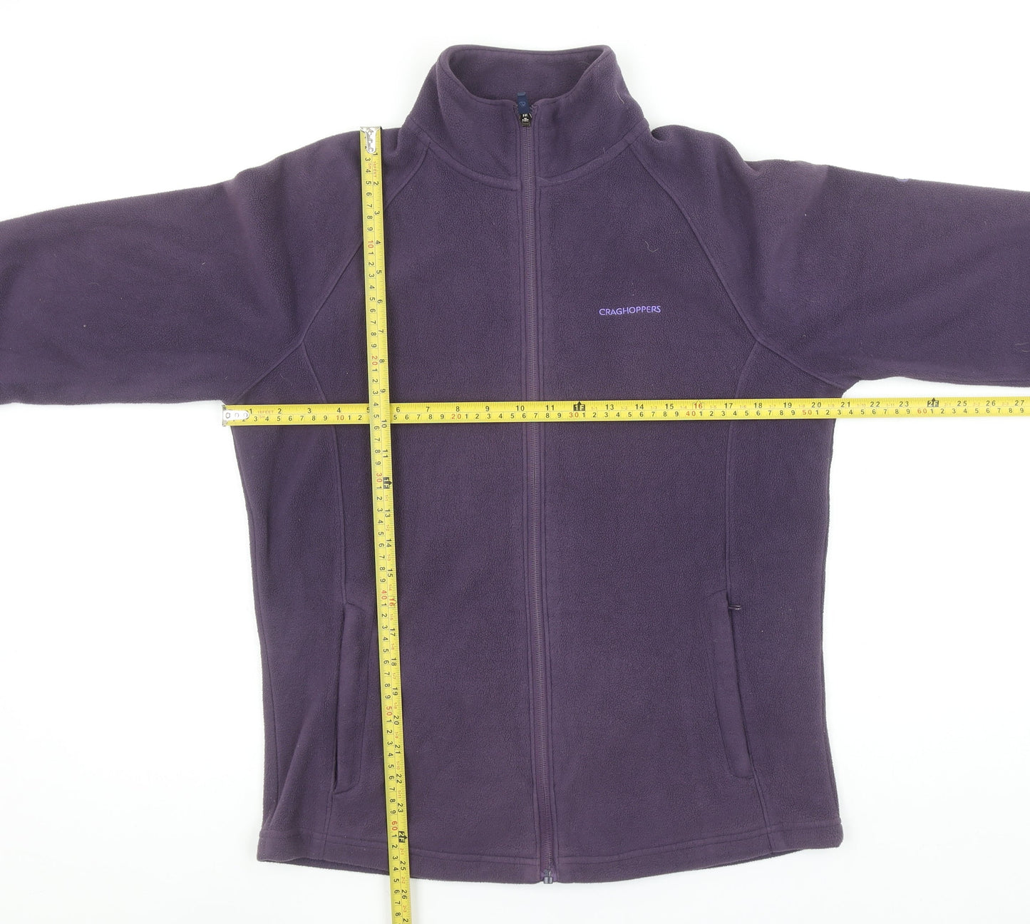 Craghoppers Women’s Purple Fleece Full Zip Jacket UK 12