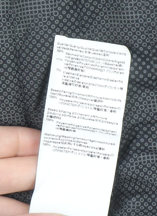 Hugo Boss Men's Black Softshell Hooded Jacket Size M Full Zip