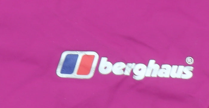 Berghaus Womens Pink Waterproof Hooded Rain Jacket Size 8