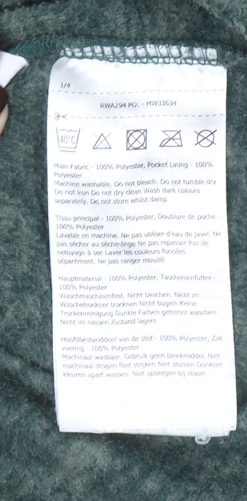 Regatta Great Outdoors Women's Green Pullover Hoodie Size 10 Polyester Fleece