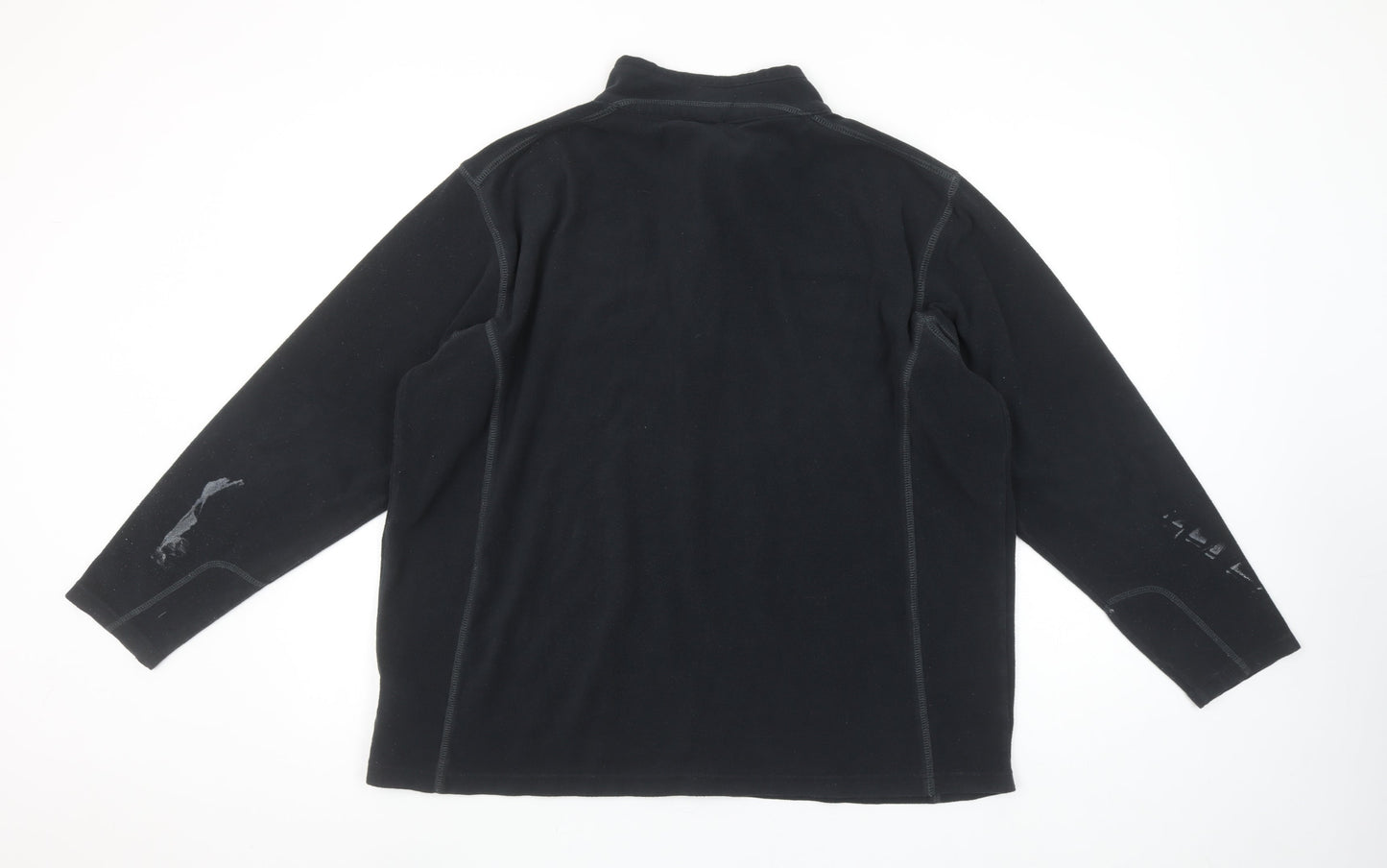 Columbia Men's Black 2XL Fleece 1/4 Zip Outdoor Pullover Sweatshirt