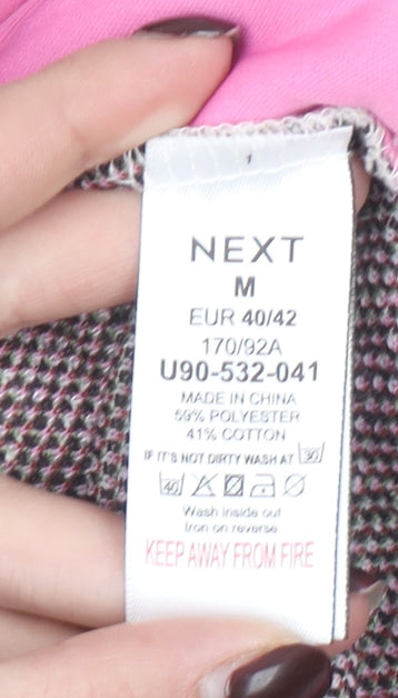 Next Women’s Multicoloured Tweed Button Up Jacket Size 14