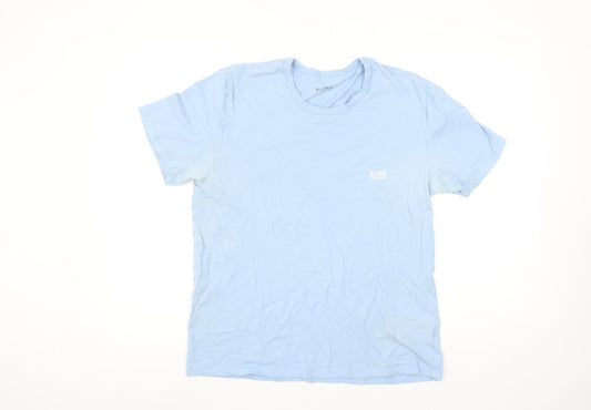 Hugo Boss Men’s Light Blue Crew Neck Cotton T-Shirt L