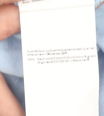 Hugo Boss Men’s Light Blue Crew Neck Cotton T-Shirt L