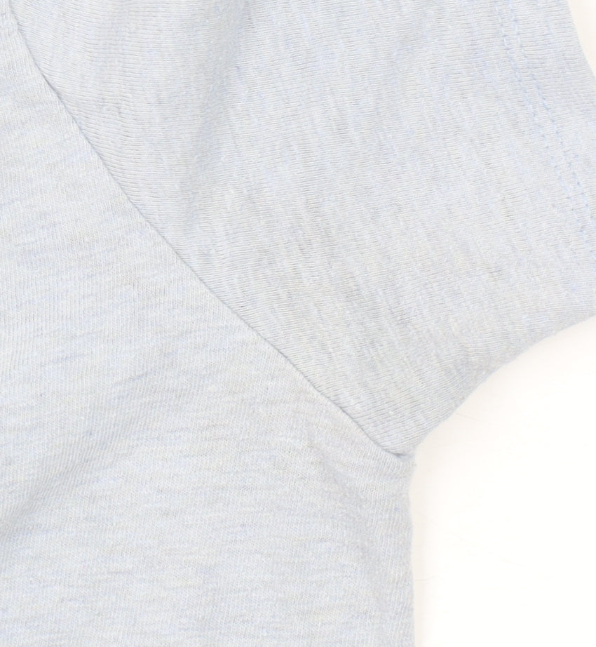 Patagonia Women Grey L Logo Responsibili-Tee Organic Cotton Blend T-Shirt