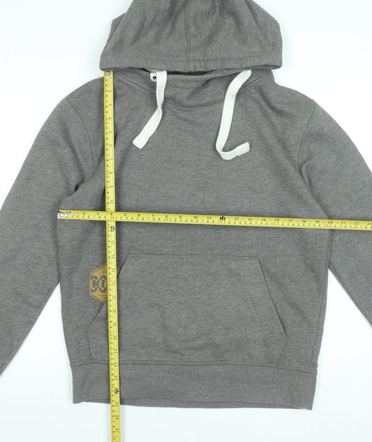 Jack & Jones Men's Grey L Pullover Hoodie Core Workwear