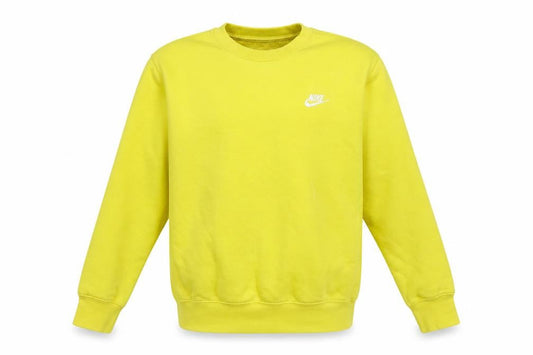 Mens UK S Regular Nike Yellow Pullover Sweatshirt