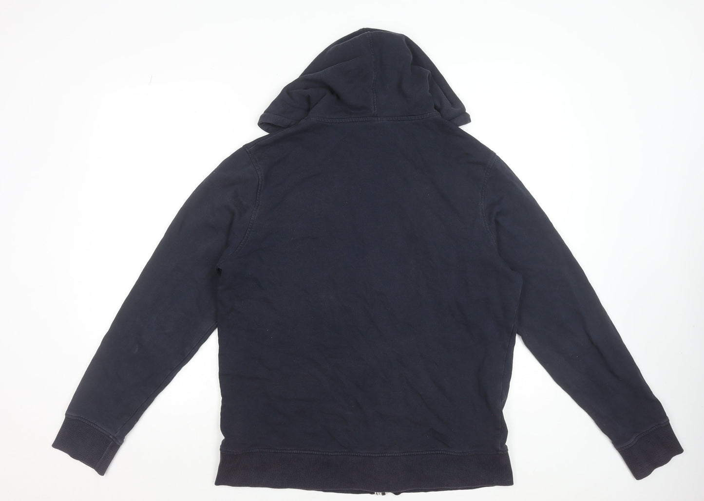 Jack & Jones Originals Men's Blue Full Zip Hoodie XL Cotton