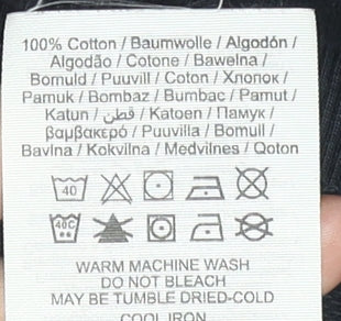 Jack & Jones Originals Men's Blue Full Zip Hoodie XL Cotton