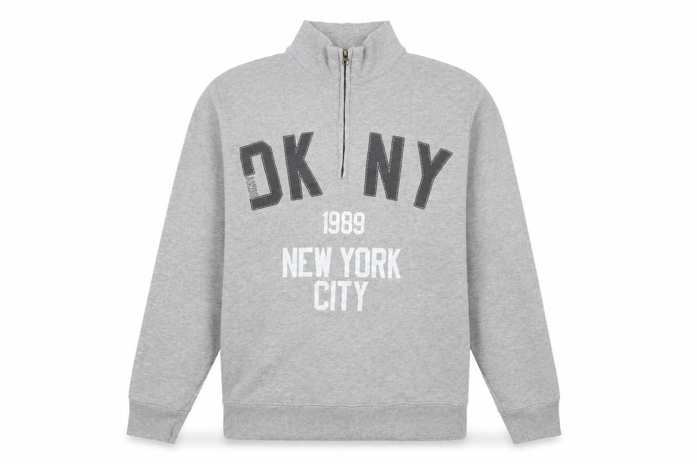 Mens UK M Regular DKNY Grey Pullover Sweatshirt