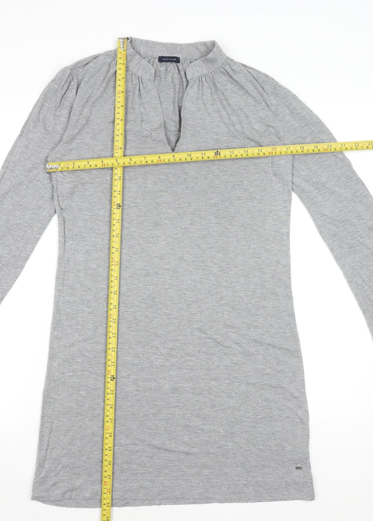 Tommy Hilfiger Women's Grey M Shift Jersey Knee Length Dress