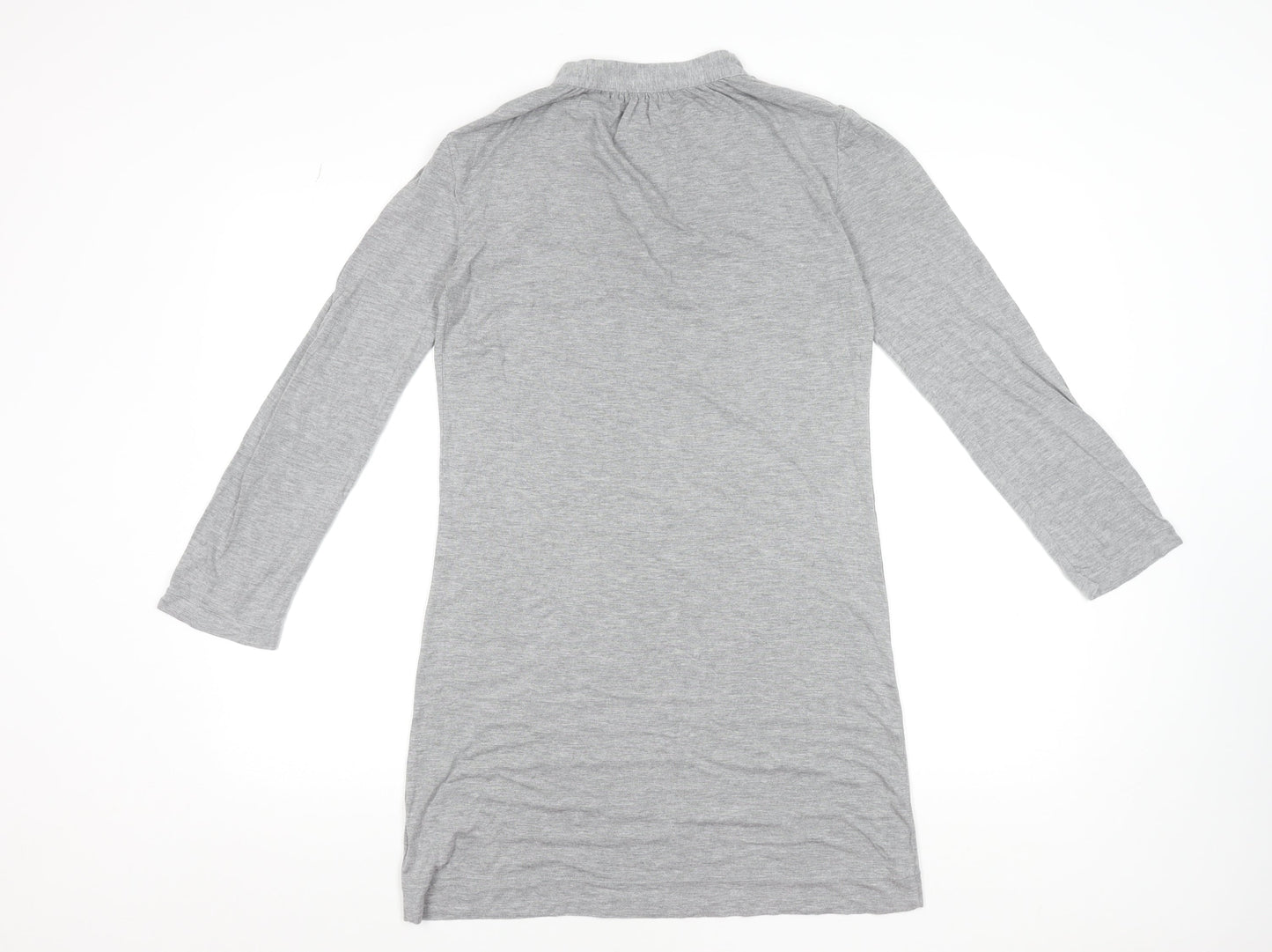 Tommy Hilfiger Women's Grey M Shift Jersey Knee Length Dress