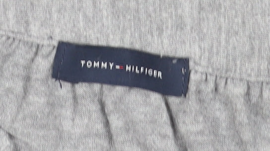 Tommy Hilfiger Women's Grey M Shift Jersey Knee Length Dress