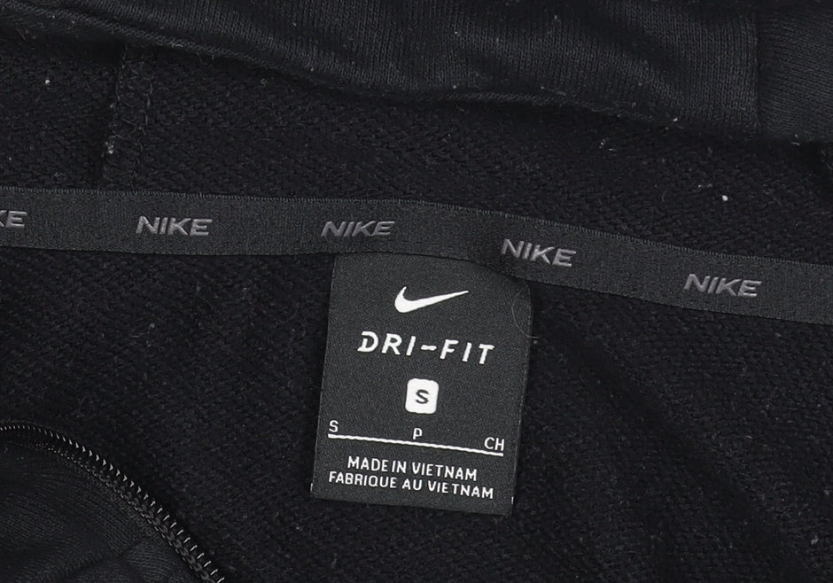 Nike Men's Black Dri-Fit Full Zip Hoodie Size S Sportswear
