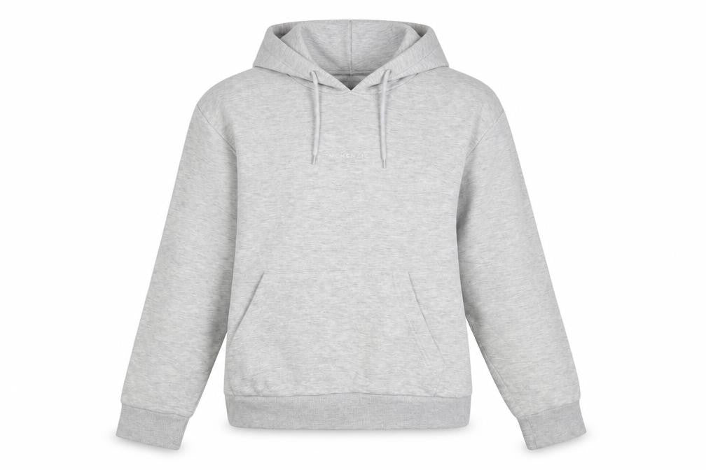 Womens UK 10 Regular McKenzie Grey Pullover Hoodie