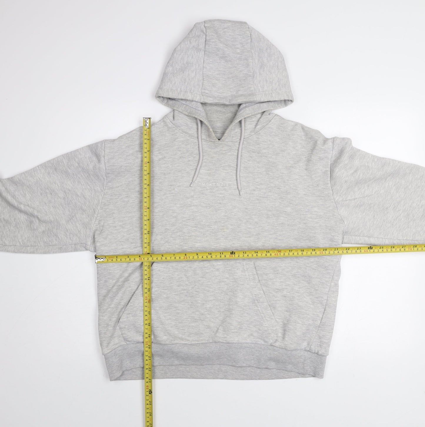 McKenzie Women’s Grey Cotton Blend Pullover Hoodie UK 10