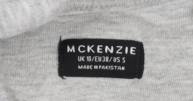 McKenzie Women’s Grey Cotton Blend Pullover Hoodie UK 10