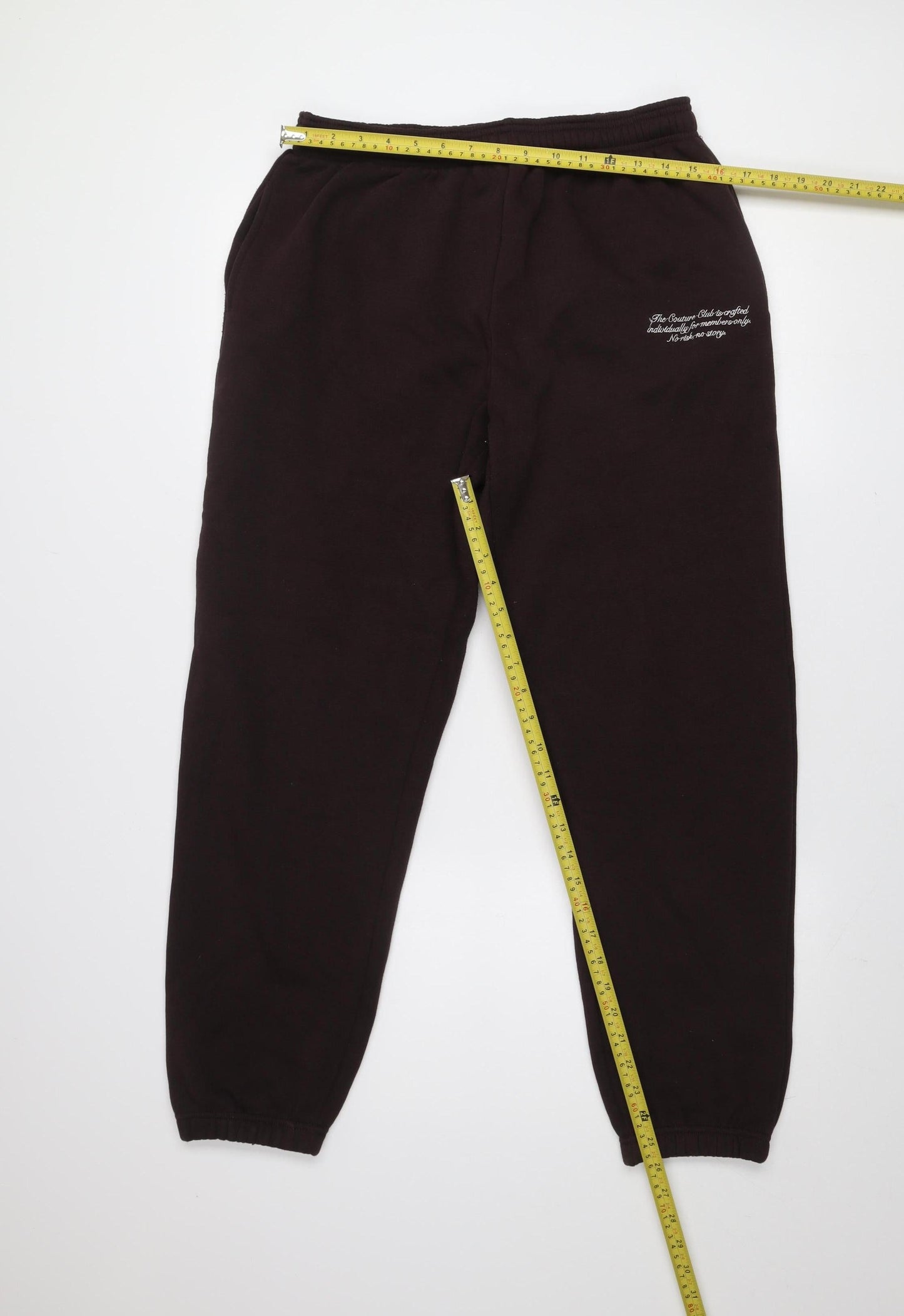 Couture Womens Brown Jogger Fleece Activewear Trousers Size 10