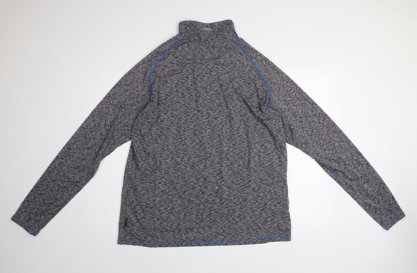 Trespass Men's Grey 2XL 1/4 Zip Pullover Lightweight Sweatshirt