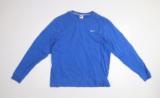 Nike Men's Blue 2XL Pullover Crew Neck Sweatshirt