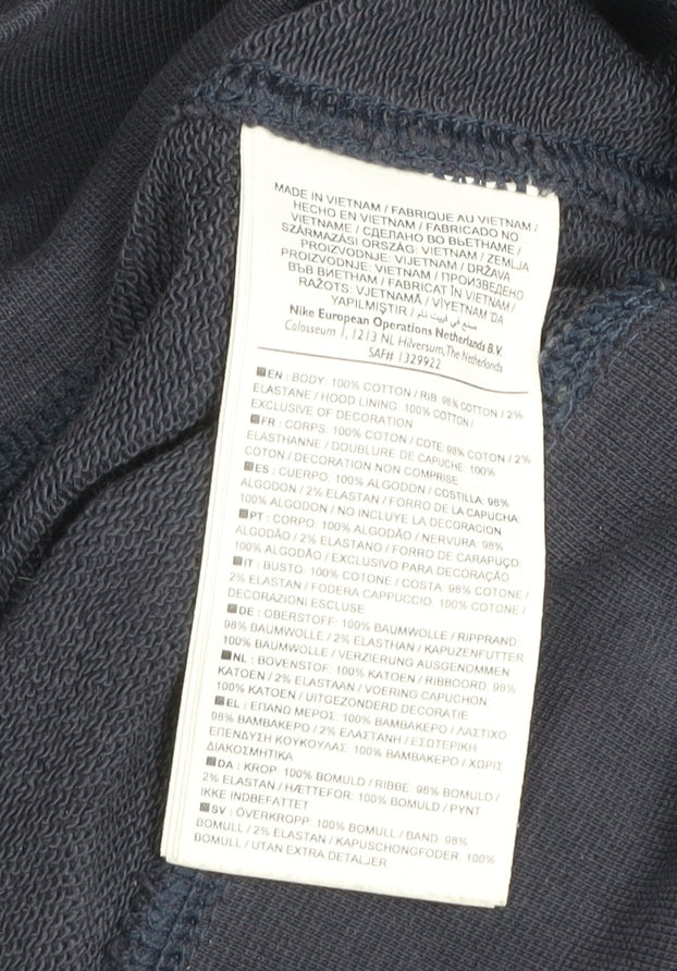 Nike Men’s Blue Track & Field Pullover Hoodie M Regular Fit