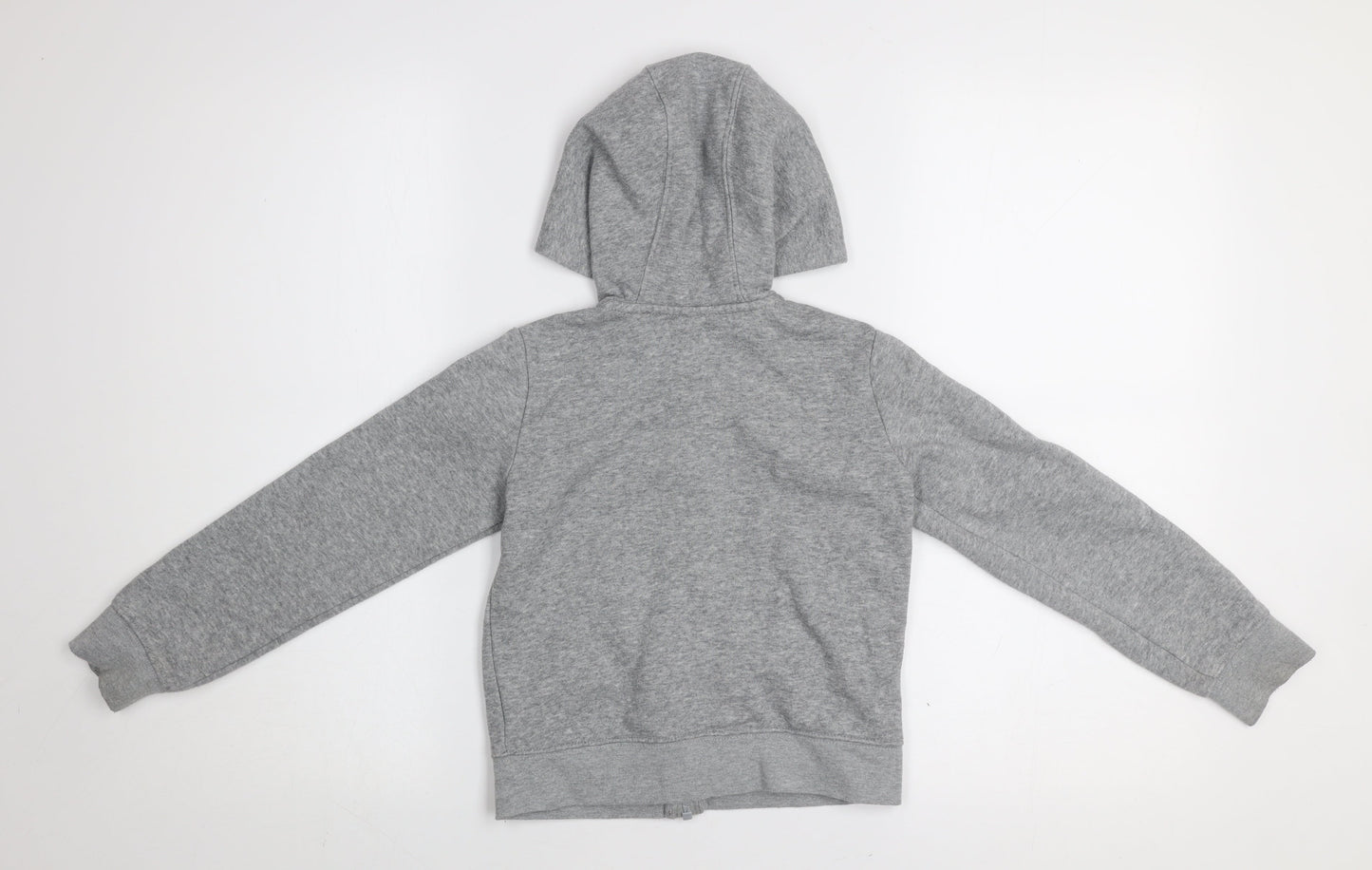 Nike Boys Grey Full Zip Fleece Hoodie 6-7 Years