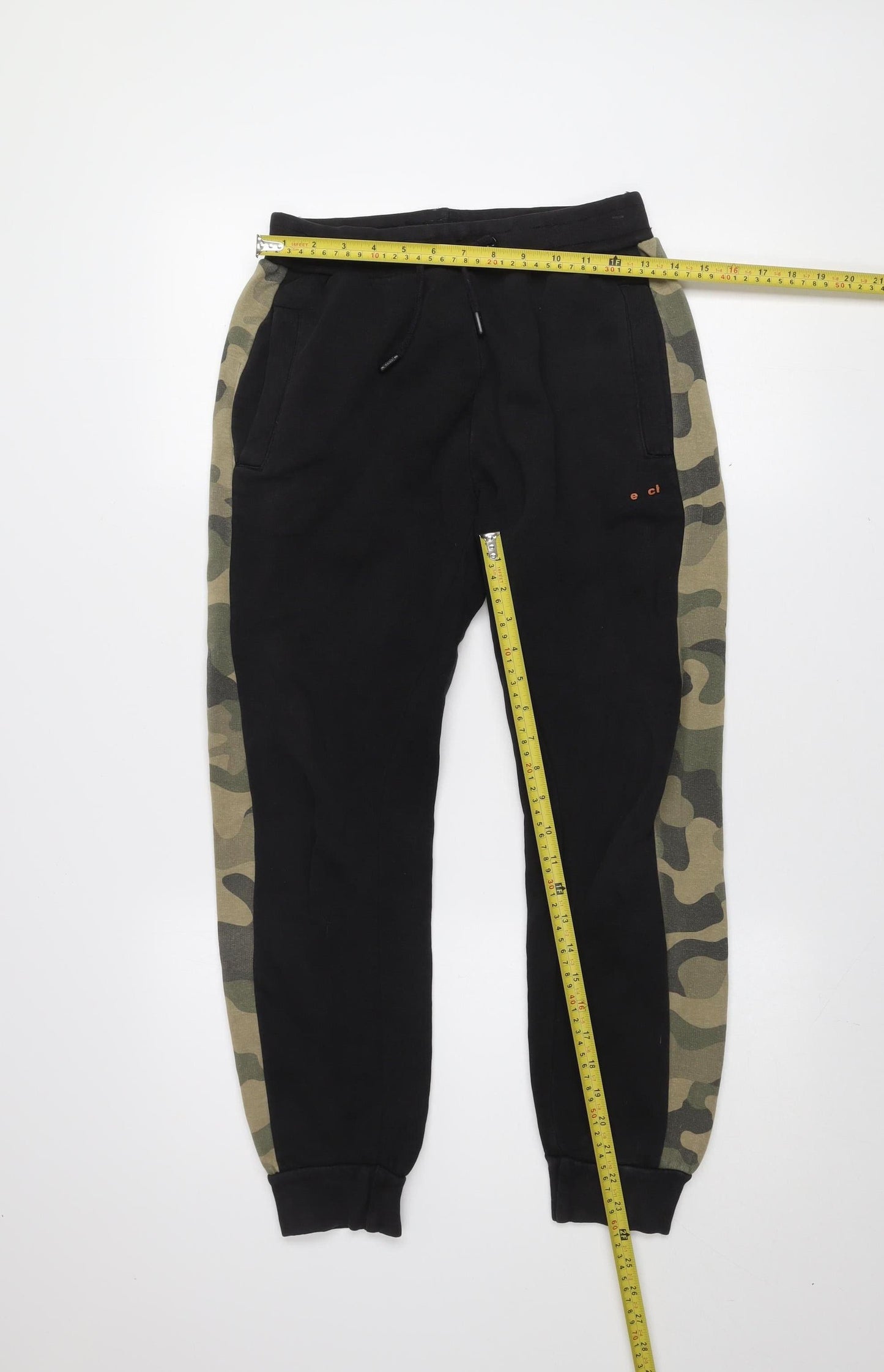 Bench Boys Black Camouflage Jogger Trousers 13-14 Years Regular Fit