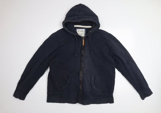 Fat Face Men’s Blue Full Zip Hoodie XL Regular Cotton Blend
