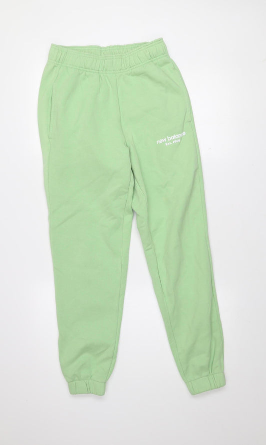 New Balance Womens Green XS Jogger Sweatpants Fleece